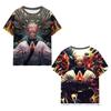 Satoru Gojo Japanese Anime Jujutsu Kaisen T-Shirts 3D Printed Summer Quick Dry Round Neck Short Sleeves for Men Polyester Do Not Fade