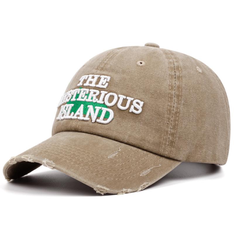 FashionSummer Outdoor Sun Hat Vintage Versatile Letter Embroidery Baseball Hats BreathableNew Unisex Peaked Caps Hip Hop Dad Hat