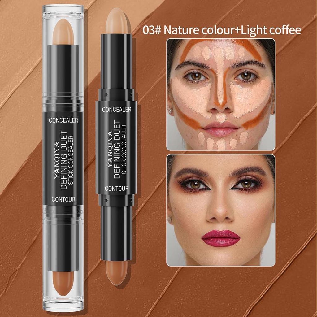 Face Foundation Concealer Pen Long Lasting Dark Circles Corrector Contour Stick Cosmetic Makeup Tools