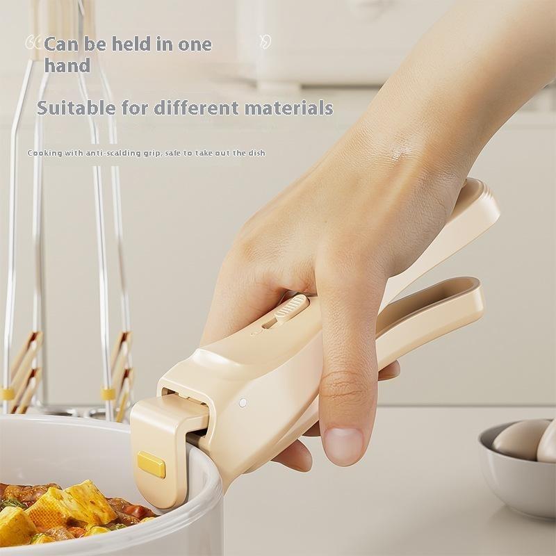 Hot Dish Plate Clip Anti-Scald Bowl Clip Gripper Ergonomic Handle Bowls Clamp Holder For Frying Pans Air Fryers Steamers Ovens