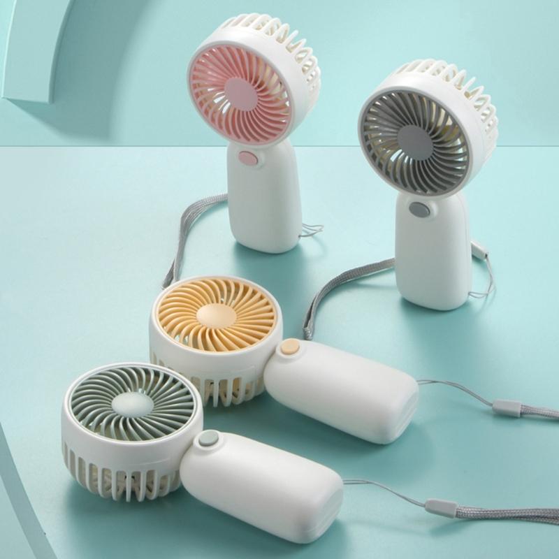 Rechargeable Pocket Fan Lightweight Portable Cooling Device For Office Camping Commuting With Silents Operations