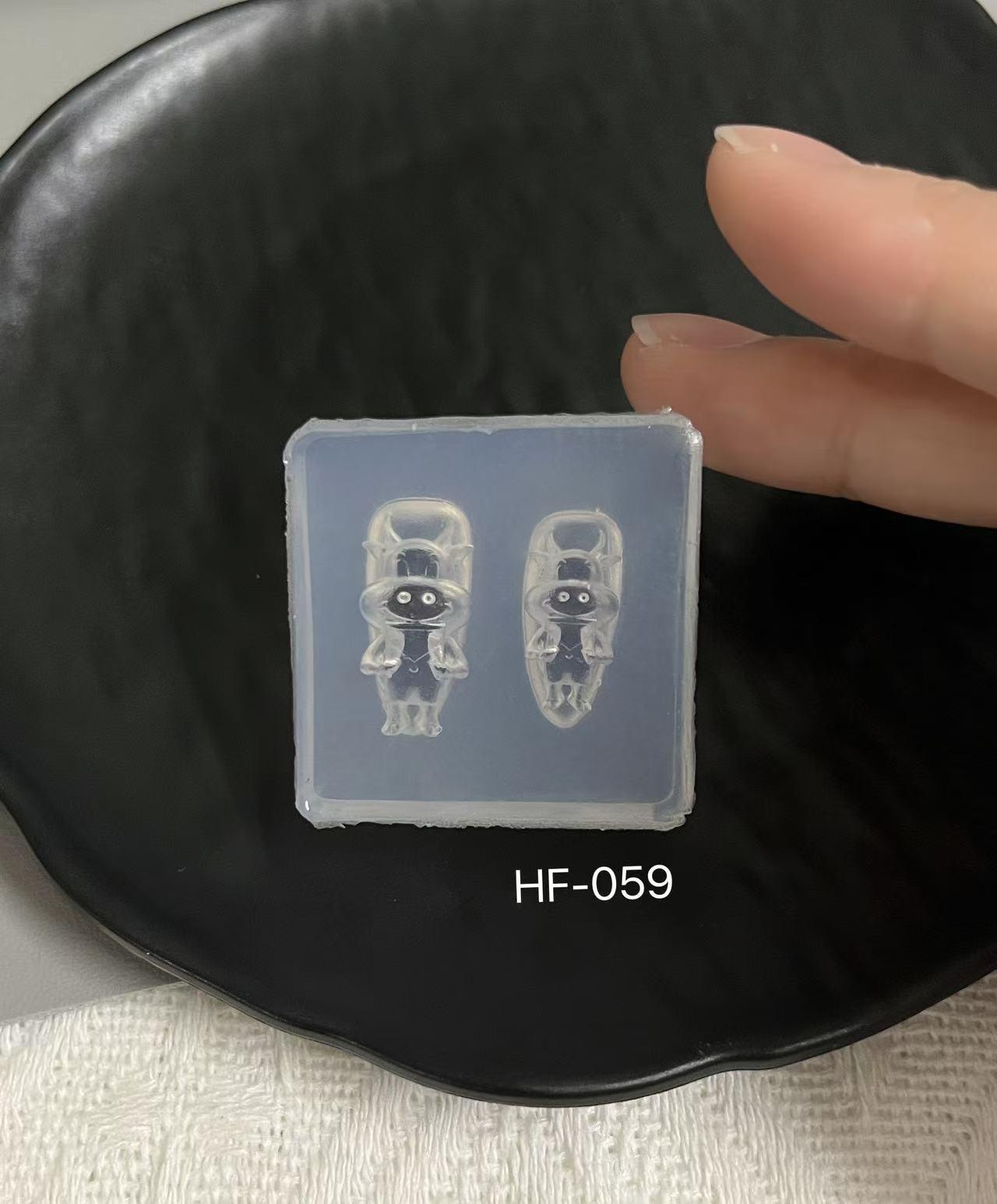 Счастливая Корова Дракон Эльф Ангел Кролик 3D Силиконовый Набор Форм для Маникюра