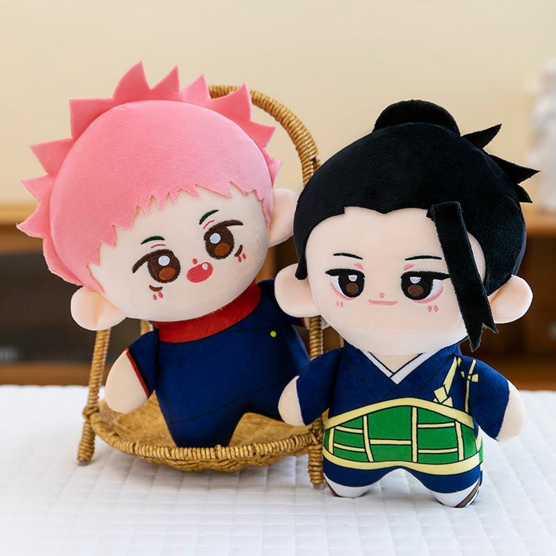 Cartoon Gojo Satoru Geto Suguru Nanami Kento Fushiguro Megumi Itadori Yuji Plush Toys Jujutsu Kaisen Stuffed Dolls Fans Gift