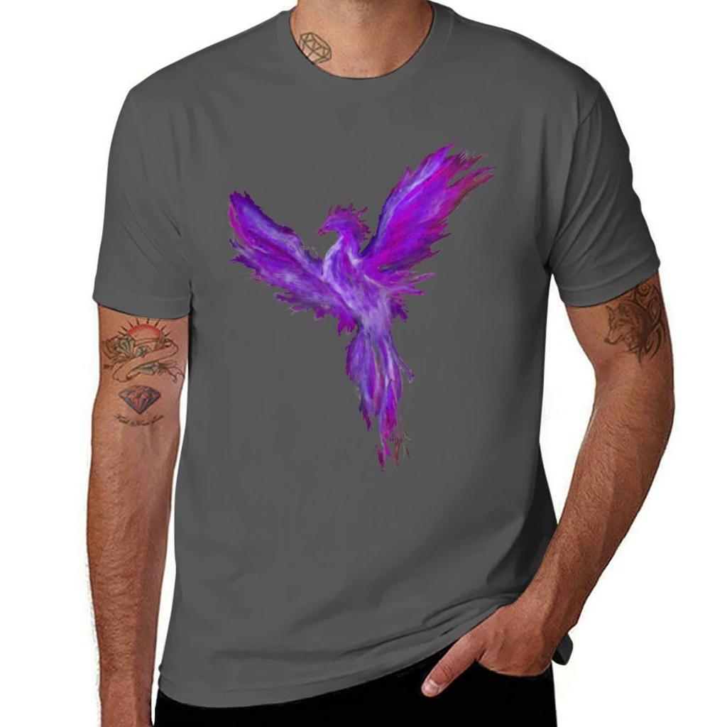 Purple Pheonix Classic Tshirt Festival Short Sleeve Tshirt
