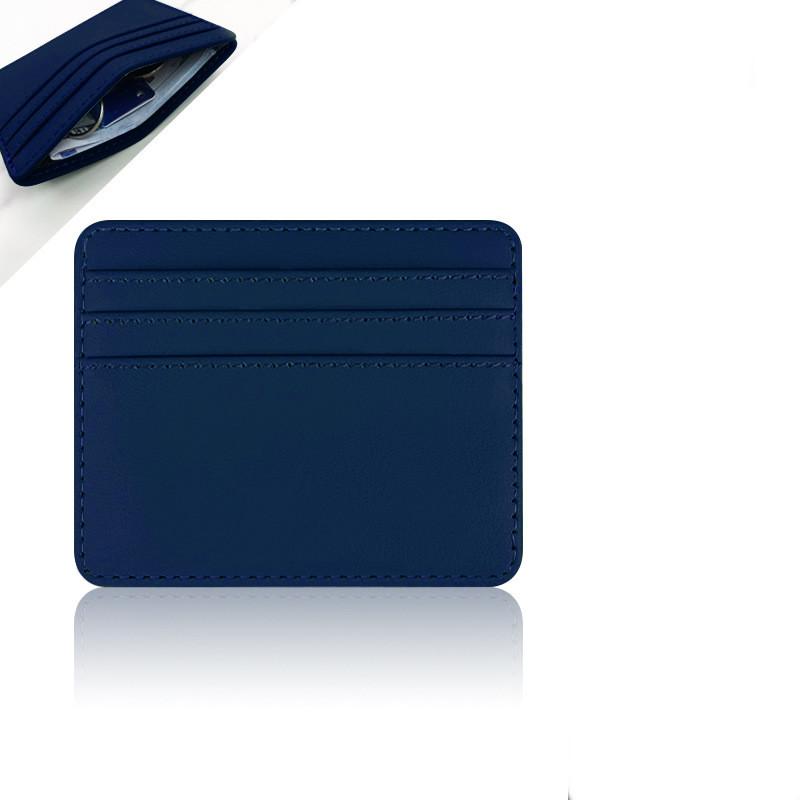 Fashion Leather Ultra-thin Card Holder Bank Credit ID Cards Cover Pouch Case Wallet Organizer Thin Business Bank Card Package
