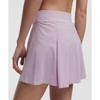 Lullulemon A-Line Side Pleated Tennis Skirt Llay