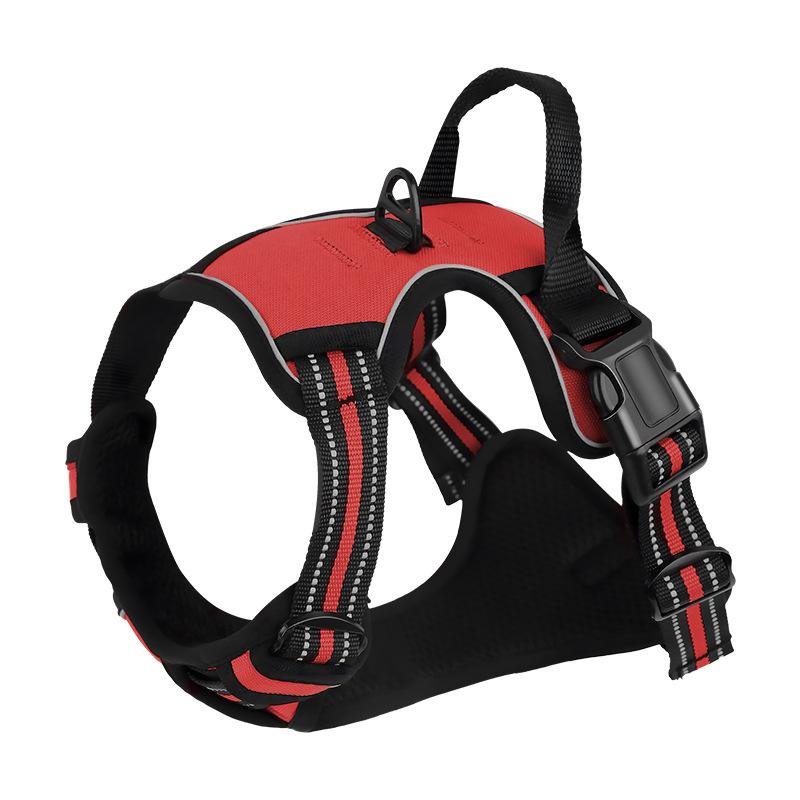 Pet Chest Back Explosion Proof Tank Top Reflective Dog Chest Back Large Dog Chest Back Traction Rope Set