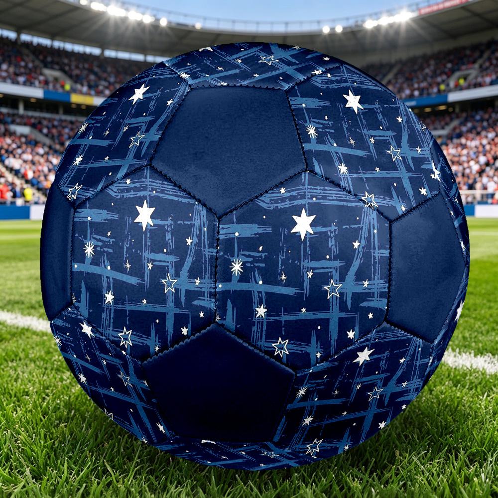 1pc Space Stars Night Sky Durable Soccer Ball/Football, Size 5, Perfect for Training, Entertainment And Competition,Gift yy26060668