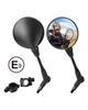 KEMIMOTO Off-Road Mirror, Bike Mirror, Folding Mirror, Folding 0.4 Inch (10 Mm), 0.3 Inch