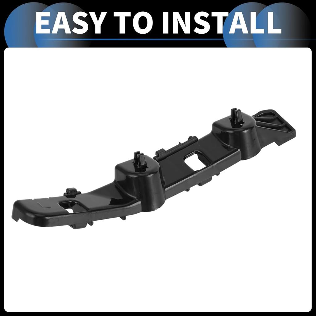 Bumper Support Bracket, Left Side Front Bumper Retainer Bracket Hold Mount No.62221JA01A for Nissan Altima 2007-2012 ABS Plastic Black, 1 Pc