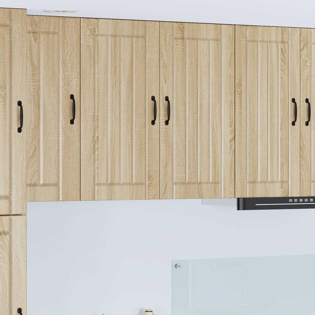 Wall Cabinet LUCCA Sonoma Oak 80 x 31 x 80 cm Particleboard