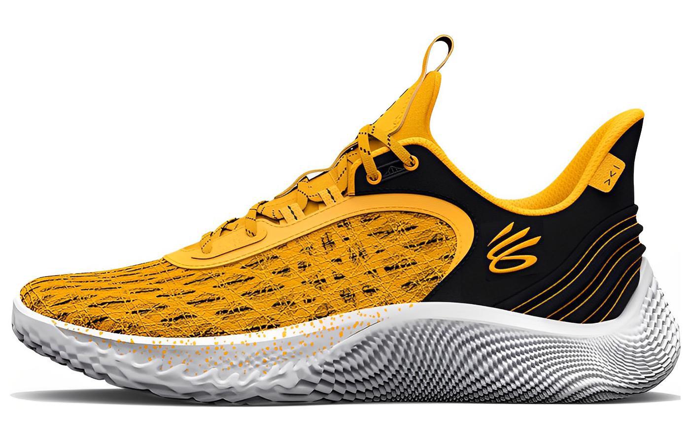 Under Armour Curry Flow 9 Tb Steeltown Gold White 3025631-700 42.5