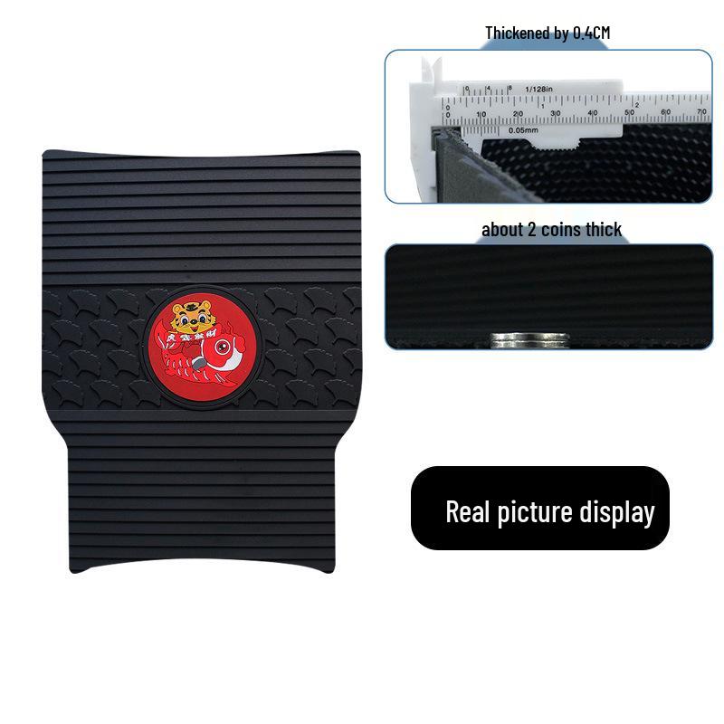 Durable, waterproof, non-slip rubber mats for Yadea Zhipao-H scooter.