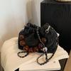 New PU solid color women's handbag shoulder bag fashion popular improve temperament quality excellent  spring/summer fashion