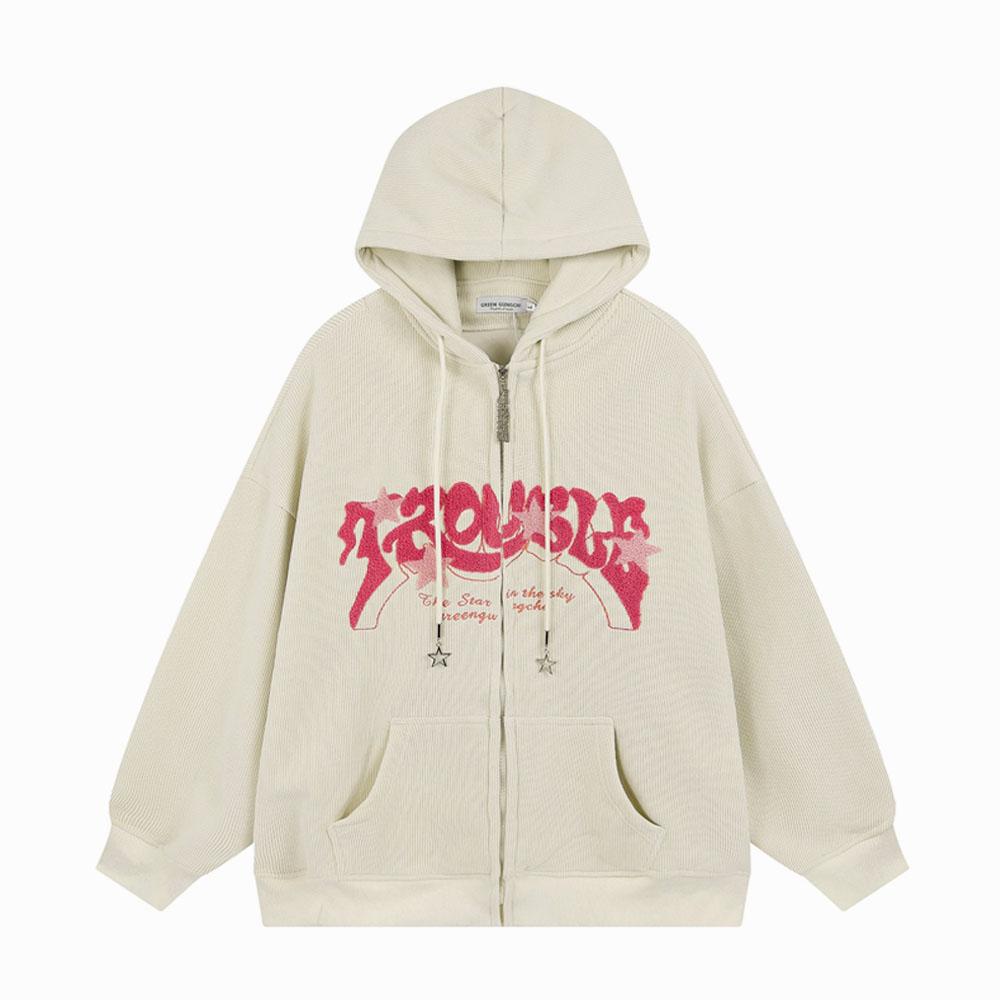 

Мужская рубашка с капюшоном Y2K, толстые вельветовые толстовки, стеганое пальто на молнии, винтажные толстовки для мужчин, корейская зимняя одежда для женщин S