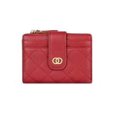 Hilo de bordar para mujer, monedero multi-tarjeta, billetera de mujer, estilo moderno simple, nuevo