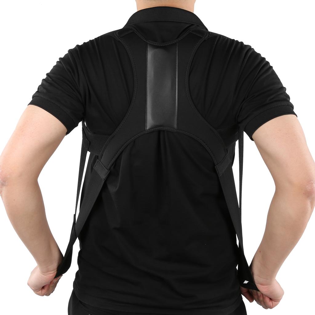 Posture Corrector Adjustable Back Brace Shoulder Lumber Support Belt for Men Women M Size