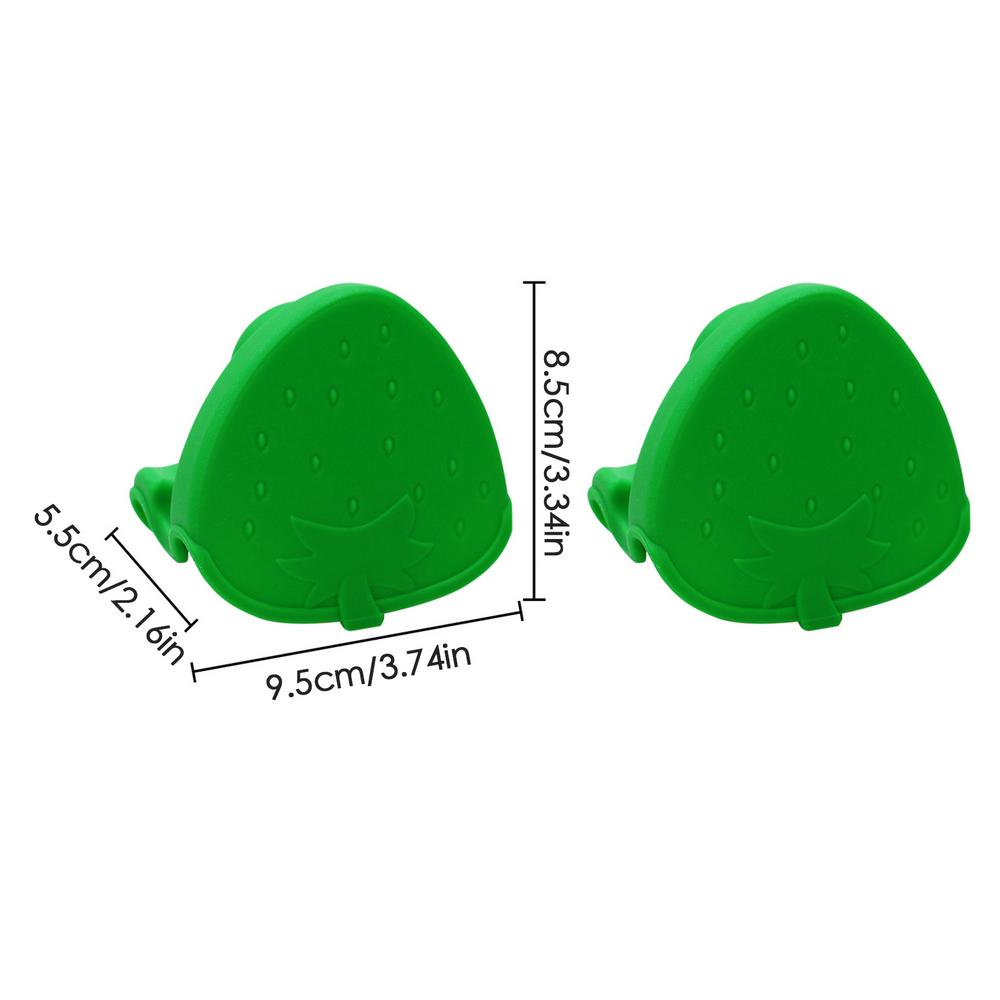 Silicone Oven Grip Mitts Silicone Pinch Grips Potholder Finger Protector Heat Resistant Oven Mitts Anti-slip Cooking Oven Gloves