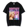 Summer Britney Spears Beautiful Photo Graphic Print T Shirt Fashion Popular Casual Daily T-shirt Men Women T Shirts Streetwears