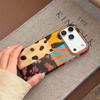 Luxury Retro Leopard Print iPhone 14/15/16/17 Pro Max Dual-Layer Case