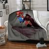 1 Stück Mario Dämon Flanell Decke, Weich Hautfreundlich mit Digitaldruck, Verschiedene Größen Verfügbar für Familie, Freunde, Geburtstag