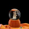 Starry Sky Solar System Crystal Night Light - Luminous Glass Ball Ornament for Kids' Birthdays