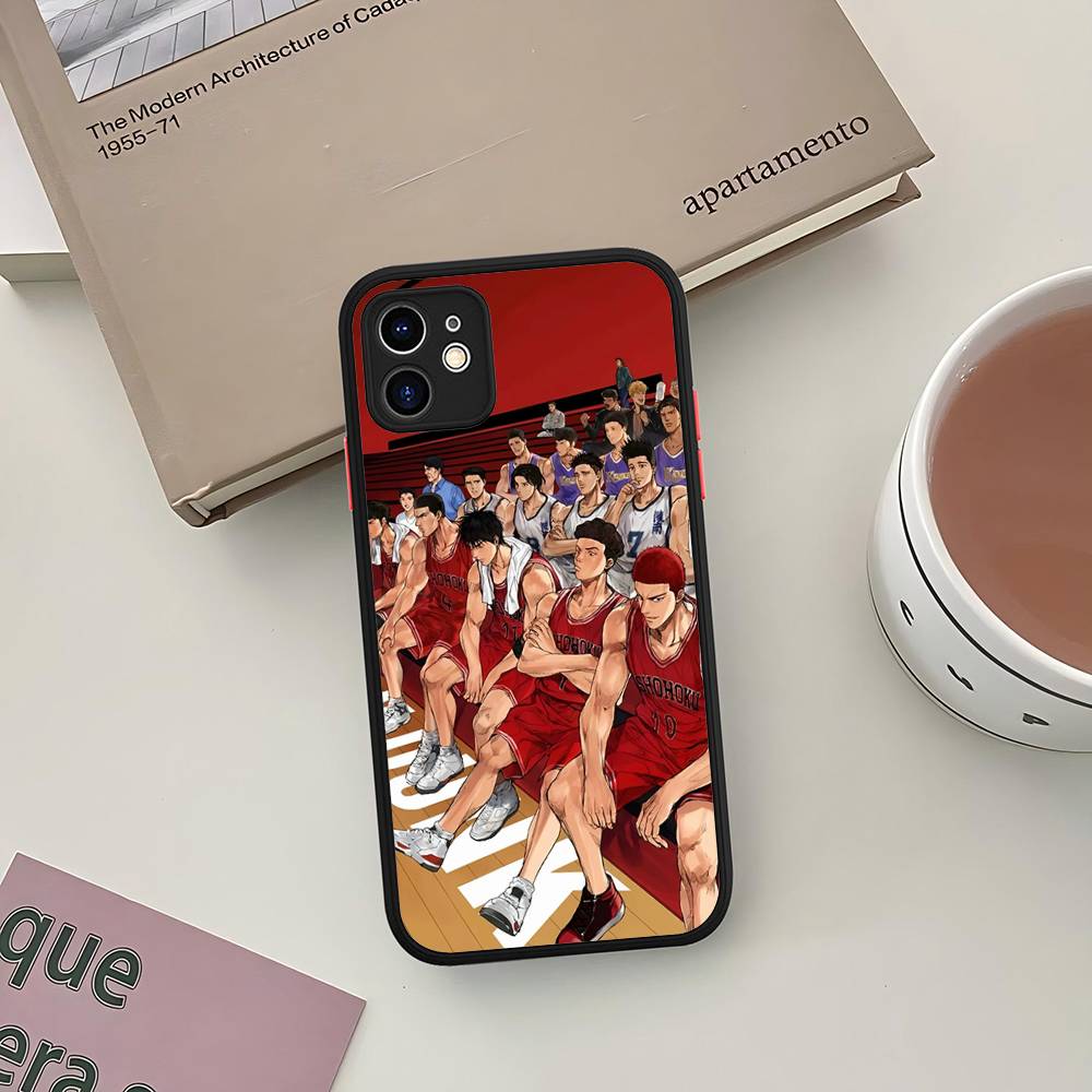 Anime The First Slam Dunk Phone Case For IPhone 16e 16 15 14 13 12 11 Pro Max X XS Max Plus Matte Clear