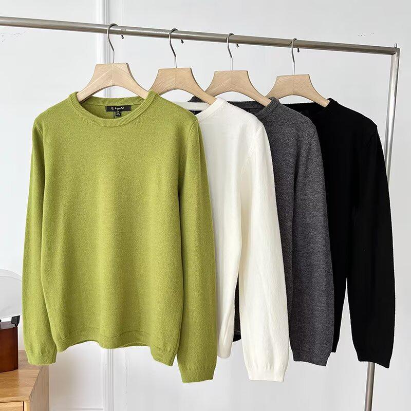 

2025 Spring Women s Minimalist Casual Pullover Sweater Large