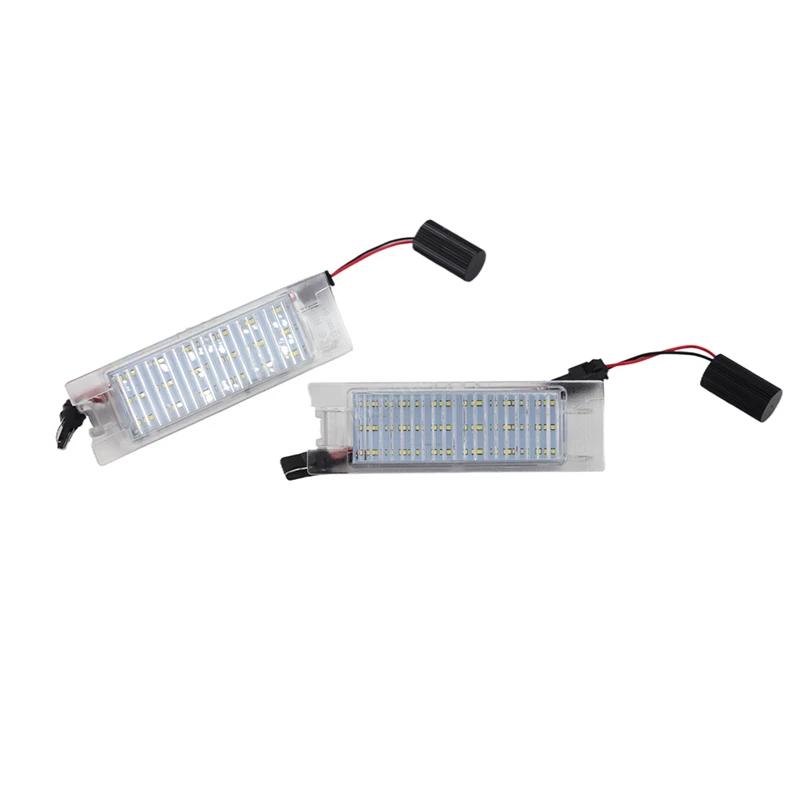 12V LED License Plate Light For Fiat Bravo Argo Grande Punto Evo Siena 500L Doblo Croma Marea Tipo Multipla Seicento