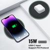 ALYNIC 15W Wireless Charger Pad Stand Chargers Desk Holder Fast Charging Dock Station for iPhone 15 14 13 12 11 X Samsung Xiaomi