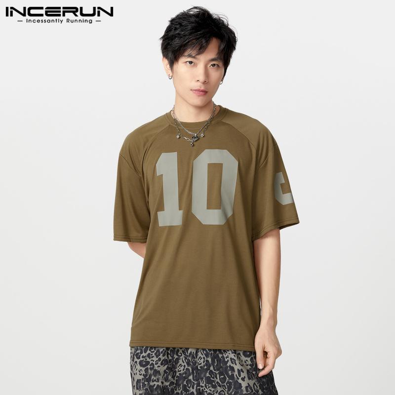 

Унисекс женские и мужские футболки с круглым вырезом и коротким рукавом с буквенным принтом большого размера, летние спортивные топы S коричневый