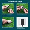 WiFi Smart LED Color-Changing Lawn and Music Light String with In-Ground Plug
