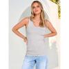 1-3 Stück Damen Geripptes Träger-Cami-Top, Eng anliegende Ärmellose Weste, Sommer-Trainings-Tanktop für Sport & Tägliche Kleidung