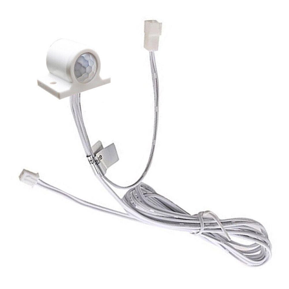 12V LED Sensor Switch 12V Infrared Sensor Switch Automatic On off 30 Seconds Delay-off Compact Size White For Home