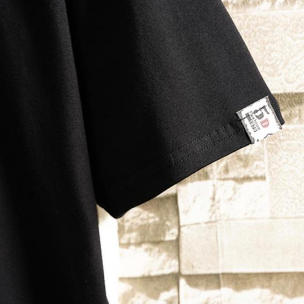 Men Summer T-shirt Pullover Daily Wear Hip Hop Plus Size Men Summer Top Male Clothes