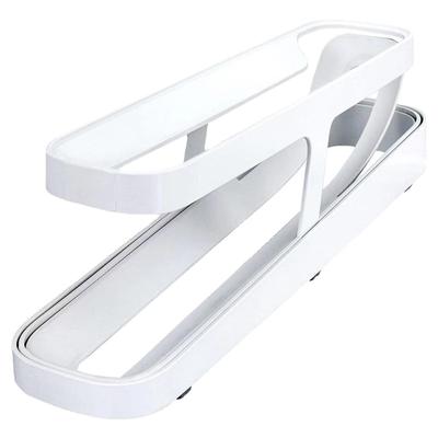 2023 New Refrigerator Egg Rolling Storage Rack Egg Storage Holder Rolldown Egg Dispenser Refrigerator Storage Box