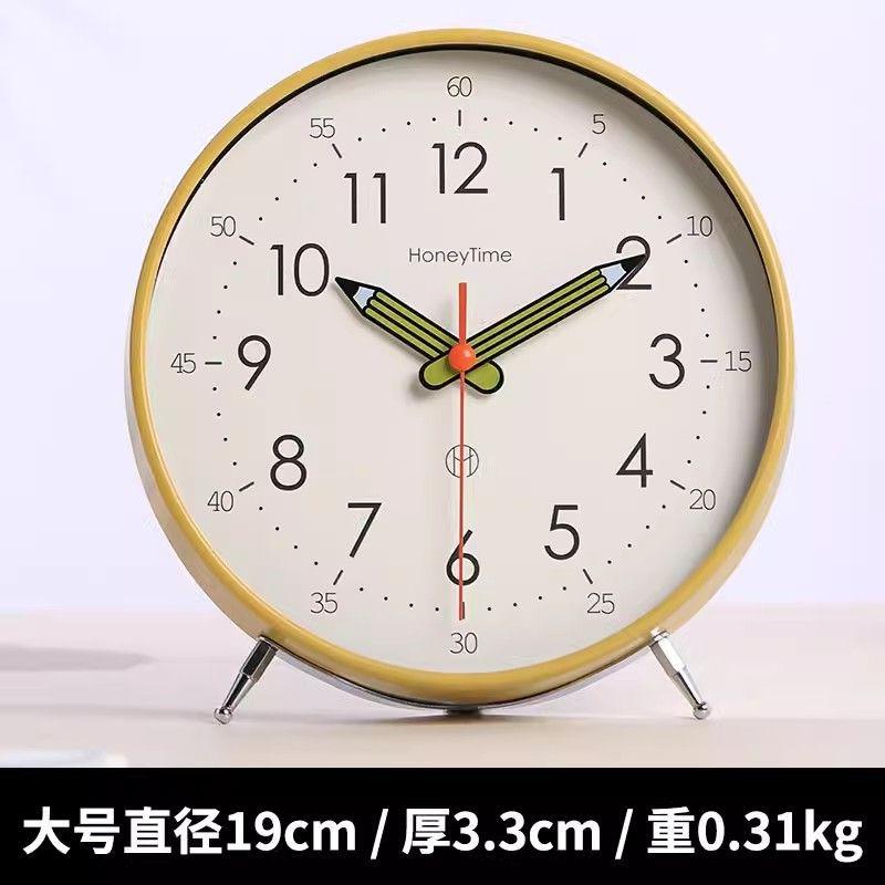Simple Desktop Clock Mute Creative Living Room Placed Desk Clock Decorative Ornaments Table Clock Watch Home Decoration