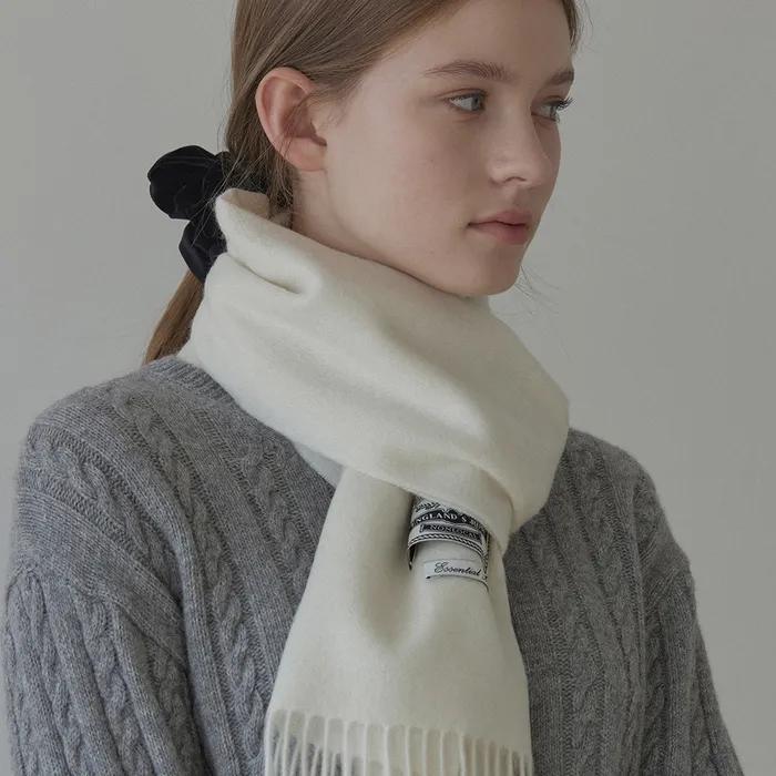 Daily Wool Muffler - Ivory