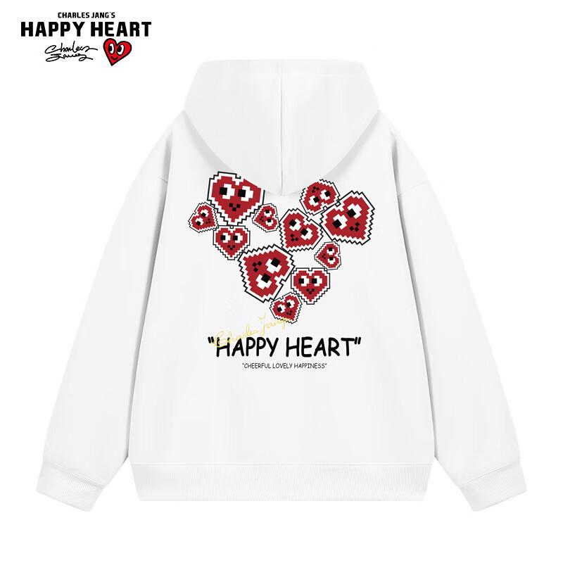

Charles Peach Heart Graphic Unisex Sweatshirt L