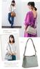 Scarf Handle 2WAY Shoulder Bag Tote Bag [Pragma] (Black)