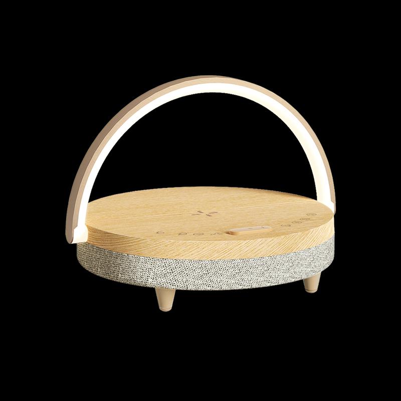 Jiguang Wireless Charging Bluetooth Speaker with Ambient Light & White Noise