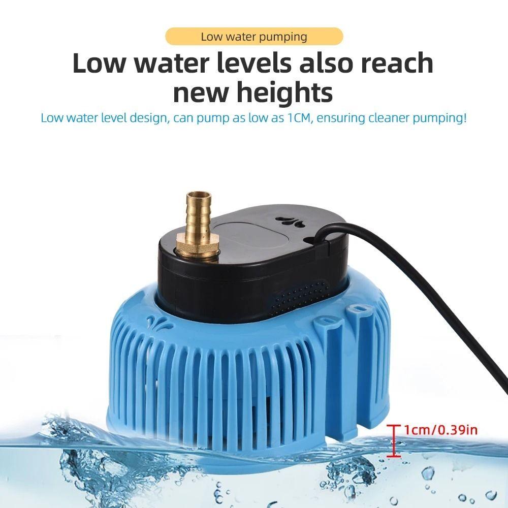 with 3 Adapters Submersible Pump 75W Circulation Filter Pump  For Pool Draining