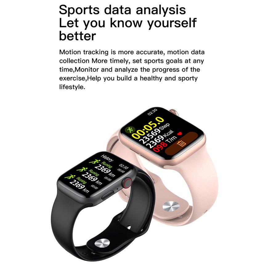 Buy W66+ Smart Watch Hiwatch Fitness Activity Tracker Heart Rate Sleep Smart  Watch Rotating Button Gaming Watch at affordable prices — free shipping,  real reviews with photos — Joom