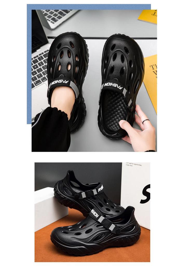 Men's 2025 Summer Non-Slip Thick Sole Clog Sandals for Outdoors