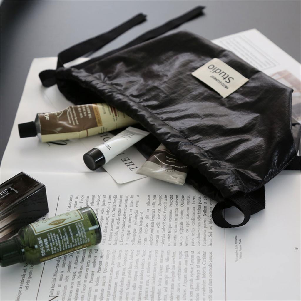 Stylish Drawstring Paper Holder Versatile Tissue Box Napkin Holder Convenient Tissue Bag Desktop Napkins Storage Case