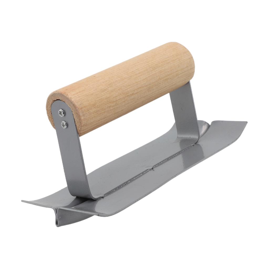 Cement Corner Trowel Silver Wood Color 90 Degree Corner Trowel Ergonomic Design Optimal Control Precise Control