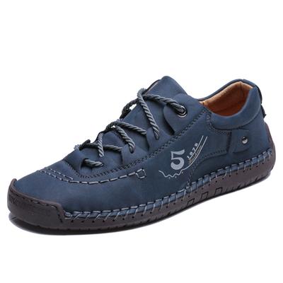Große handgenähte Herren-Freizeitschuhe Herren Low-Top Business-Casual Lederschuhe