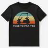 Funny Retro Style Golf Cart T Shirt With Time To Par Tee Pun Unisex T-Shirt