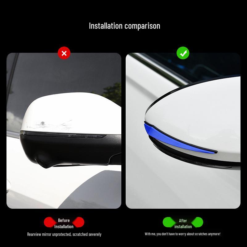 Car Anti-Collision and Scratch Protection Strips for Door, Mirror, Hood, and Bumper