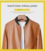 Men's Slim Korean Style Leather Jackets - 2021 Spring/Autumn Collection